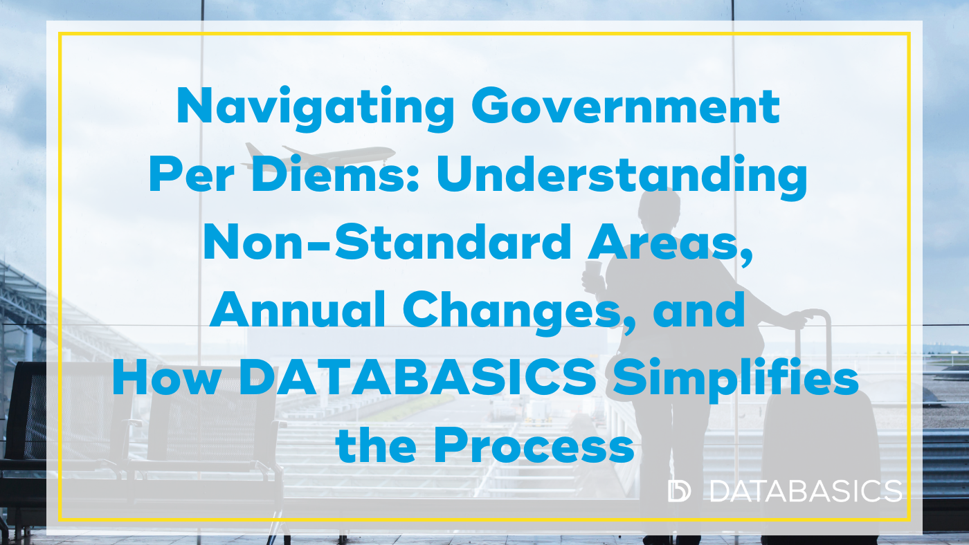 Navigating Government Per Diems Understanding NonStandard Areas